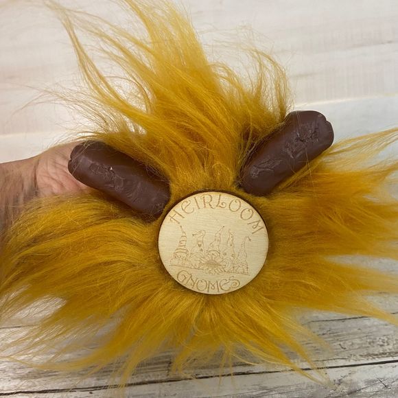 🚫SOLD🚫 Highland Coo Cow Gnome Scottish Handmade Decor Farmhouse Polka Dot Daisy - Picture 10 of 11